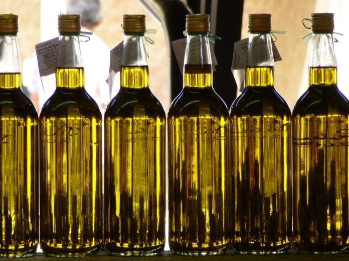 olive oil bottles