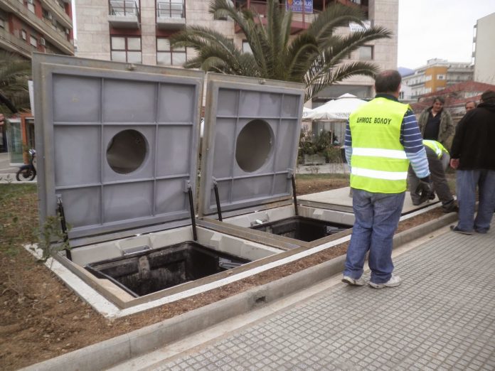 Τοποθετήθηκαν οι πρώτοι υπόγειοι κάδοι στο Δήμο Κερατσινίου-Δραπετσώνας