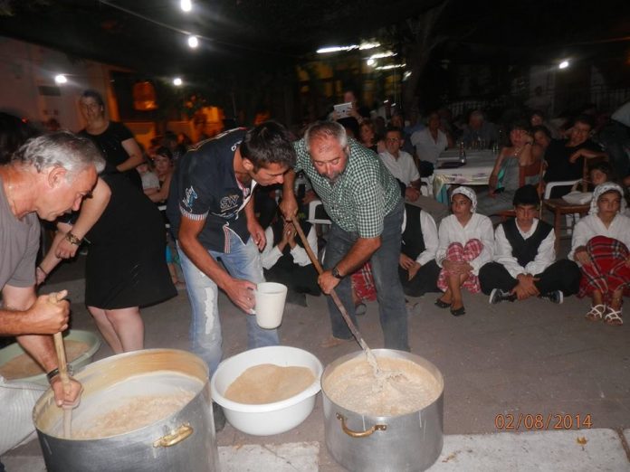Γιορτή τραχανά στο Ακράσι Λέσβου Γιορτή τραχανά στο Ακράσι Λέσβου