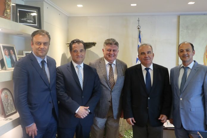 Συνάντηση υπουργού Ανάπτυξης με τον πρόεδρο του Συνδέσμου Εξαγωγέων Βόρειας Ελλάδας