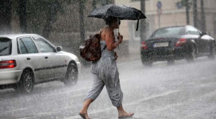 woman-rain