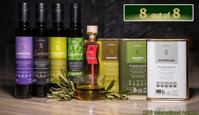 Σημαντικές διακρίσεις για 8 προϊόντα των βιολογικών ελαιώνων του Σακελλαρόπουλου Σημαντικές διακρίσεις για 8 προϊόντα των βιολογικών ελαιώνων του Σακελλαρόπουλου