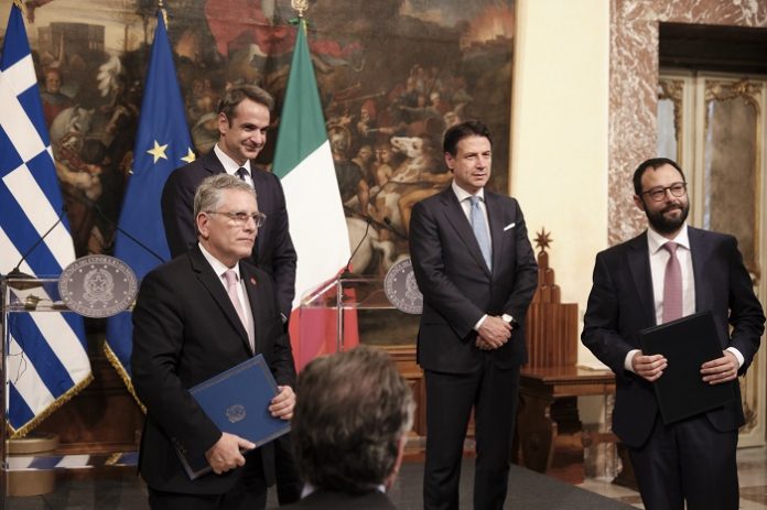 Συμφωνία ευρείας ενεργειακής συνεργασίας υπέγραψαν Ελλάδα και Ιταλία