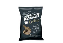 TSAKIRIS Cooked Chips με μαύρη καλοκαιρινή τρούφα και TSAKIRIS Chips ΚαταγωΓής