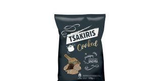 TSAKIRIS Cooked Chips με μαύρη καλοκαιρινή τρούφα και TSAKIRIS Chips ΚαταγωΓής