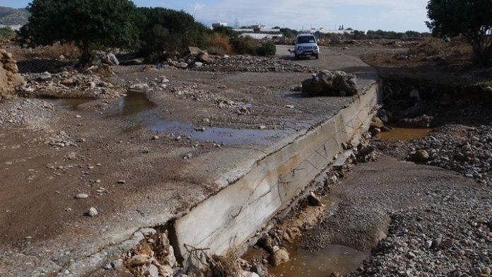 Εκτεταμένη καθίζηση εδάφους σε αγροτική έκταση στην Ελασσόνα