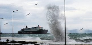 Προβλήματα στις ακτοπλοϊκές συγκοινωνίες, λόγω ισχυρών ανέμων