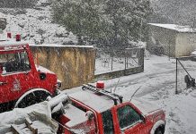 Χιόνια και κλειστά σχολεία στα ορεινά της Κρήτης