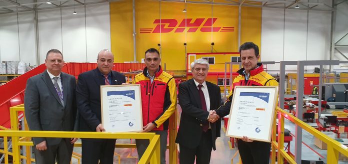 TÜV HELLAS (TÜV NORD): Πιστοποιητικά για την υγεία και ασφάλεια της εργασίας και την oδική ασφάλεια απένειμε στη DHL EXPRESS HELLAS TÜV HELLAS (TÜV NORD): Πιστοποιητικά για την υγεία και ασφάλεια της εργασίας και την oδική ασφάλεια απένειμε στη DHL EXPRESS HELLAS