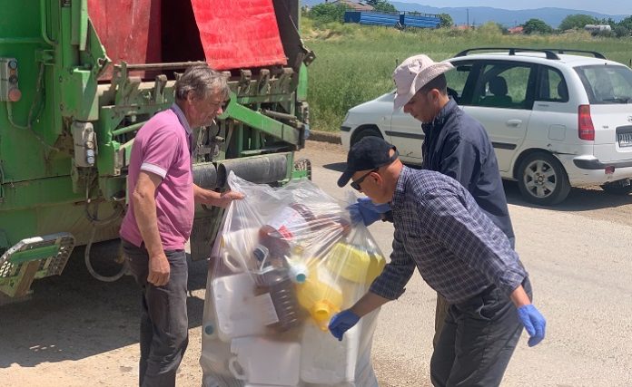 Δυναμικό παρόν από τον Συνεταιρισμό Χάλκης στην ανακύκλωση κενών συσκευασίας φυτοφαρμάκων