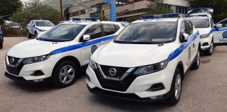 Ενίσχυση του στόλου περιπολικών της Ελληνικής Αστυνομίας με Nissan QASHQAI