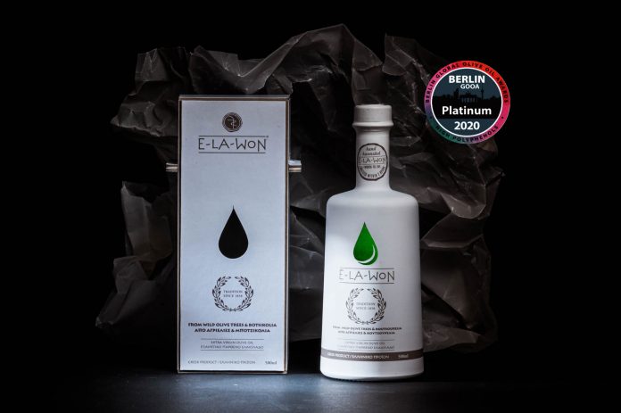 H E-LA-WON στα elite olive oils του κόσμου με Platinum Award