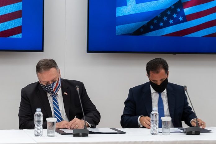 Συμφωνία συνεργασίας Α. Γεωργιάδη και Μ. Πομπέο στον τομέα της επιστήμης και της τεχνολογίας Συμφωνία συνεργασίας Α. Γεωργιάδη και Μ. Πομπέο στον τομέα της επιστήμης και της τεχνολογίας