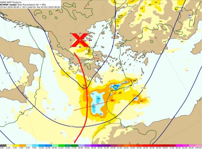 ΕΜΥ: Έκτακτο δελτίο επιδείνωσης με βροχές και καταιγίδες