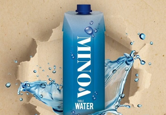 ΜΙΝΟΑ, το πρώτο εμφιαλωμένο νερό σε χάρτινη συσκευασία Tetra Pak