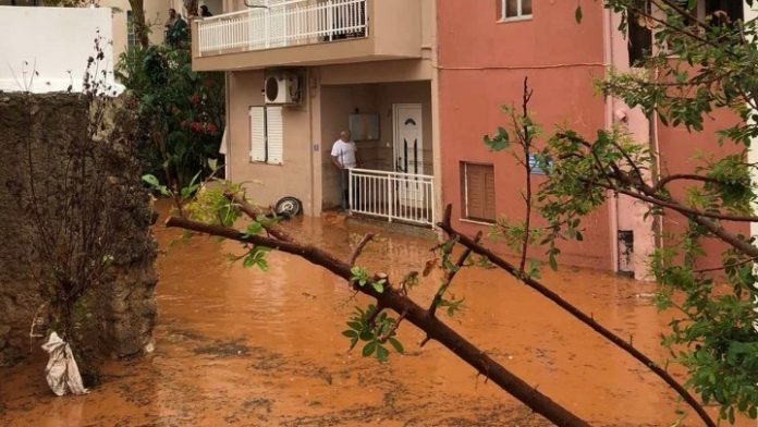 Καταγραφή των ζημιών στις πληγείσες, από τα πλημμυρικά φαινόμενα, περιοχές της Κρήτης