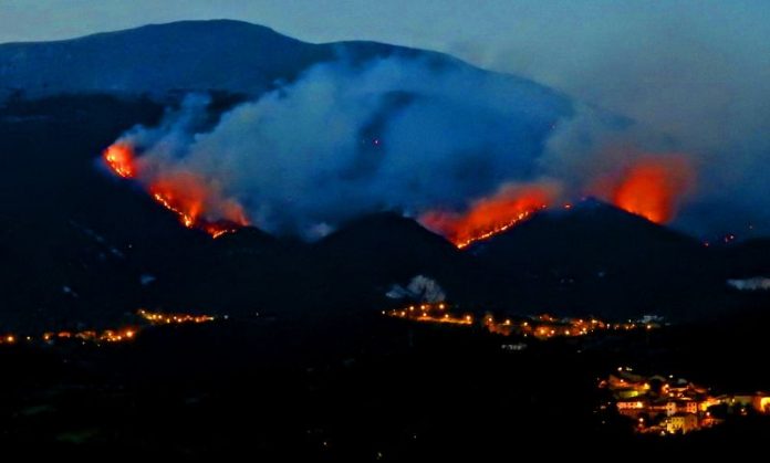 fire-LAquila-italy