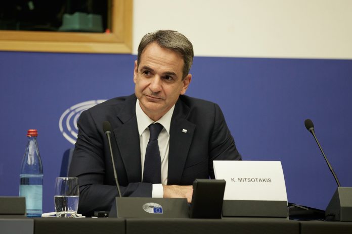 Ο ΠΡΩΘΥΠΟΥΡΓΟΣ ΚΥΡΙΑΚΟΣ ΜΗΤΣΟΤΑΚΗΣ ΣΤΗ ΣΥΝΕΔΡΙΑΣΗ ΕΥΡΩΒΟΥΛΕΥΤΩΝ ΕΥΡΩΠΑΪΚΟΥ ΛΑΪΚΟΥ ΚΟΜΜΑΤΟΣ ΚΑΙ ΣΤΗ ΤΕΛΕΤΗ ΣΤΗΝ ΜΝΗΜΗ ΤΟΥ DAVID SASSOLI ΣΤΟ ΣΤΡΑΣΒΟΥΡΓΟ (ΔΗΜΗΤΡΗΣ ΠΑΠΑΜΗΤΣΟΣ/ΓΡΑΦΕΙΟ ΤΥΠΟΥ ΠΡΩΘΥΠΟΥΡΓΟΥ/EUROKINISSI)