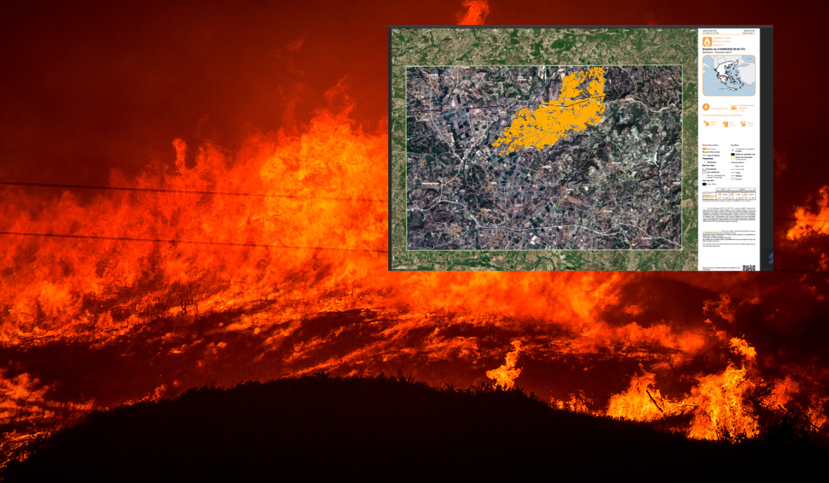 Στάχτη έγιναν από την πυρκαγιά 7.950 στρέμματα Στάχτη έγιναν από την πυρκαγιά 7.950 στρέμματα
